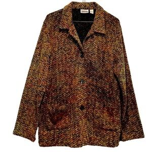 Vintage Chico’s Design Tweed Jacket, Mint Condition (Size 3)